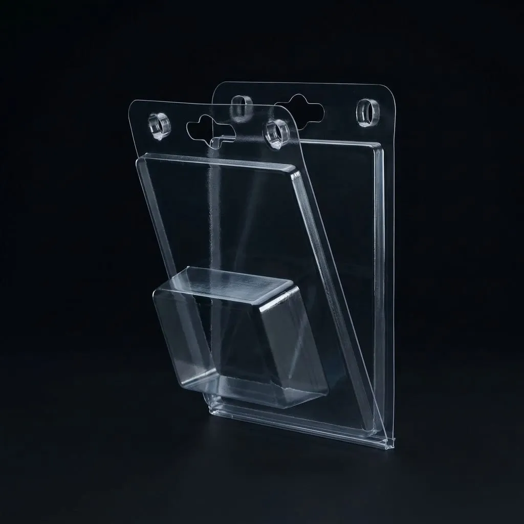 Klappblister Clamshell transparent PET Thermoforming – Scafa Thermoforming